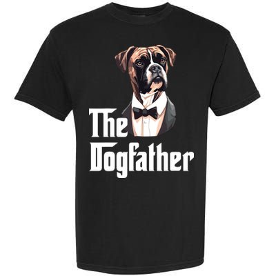 The Dog Father Boxer Boxer Dog Owner Dog Dad Funny Garment-Dyed Heavyweight T-Shirt