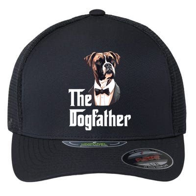 The Dog Father Boxer Boxer Dog Owner Dog Dad Funny Flexfit Unipanel Trucker Cap