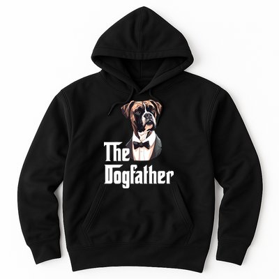 The Dog Father Boxer Boxer Dog Owner Dog Dad Funny Hoodie