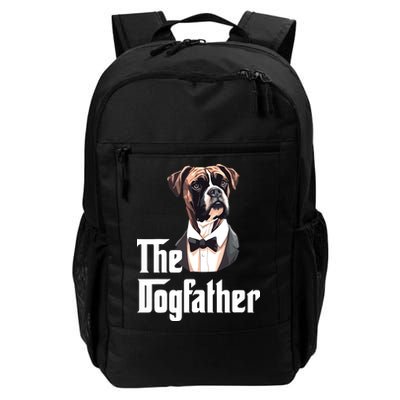 The Dog Father Boxer Boxer Dog Owner Dog Dad Funny Backpack