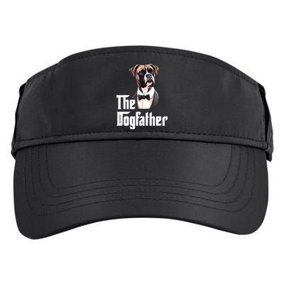 The Dog Father Boxer Boxer Dog Owner Dog Dad Funny Adult Drive Performance Visor