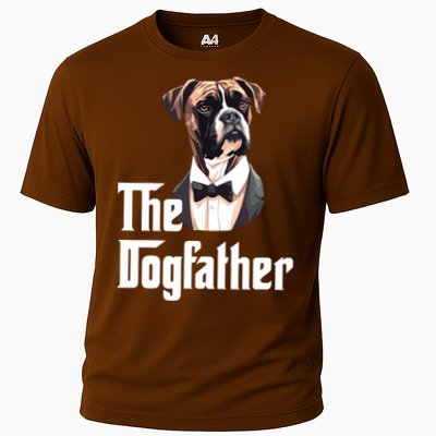 The Dog Father Boxer Boxer Dog Owner Dog Dad Funny Performance Shirt