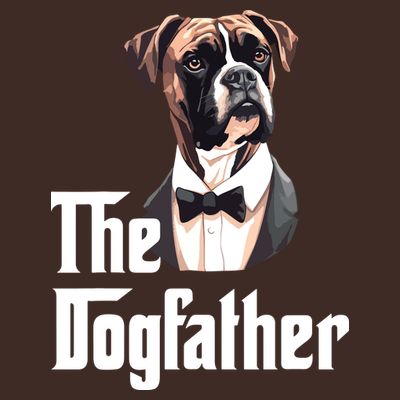 The Dog Father Boxer Boxer Dog Owner Dog Dad Funny T-Shirt