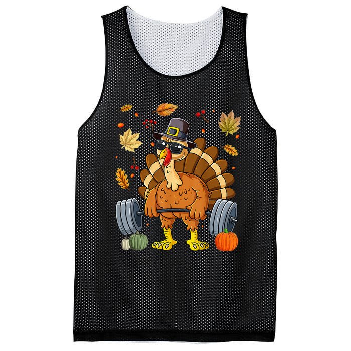 Turkey Deadlift Fitness Weightlifting Thanksgiving Day Mesh Reversible Basketball Jersey Tank