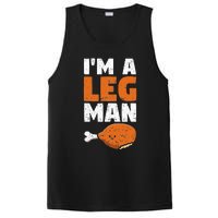 Turkey Drumstick Funny Thanksgiving Holiday Im A Leg Man PosiCharge Competitor Tank