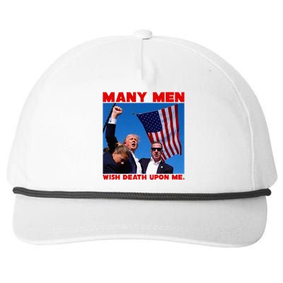 Trump Defiant Fist Snapback Five-Panel Rope Hat