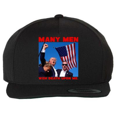 Trump Defiant Fist Wool Snapback Cap