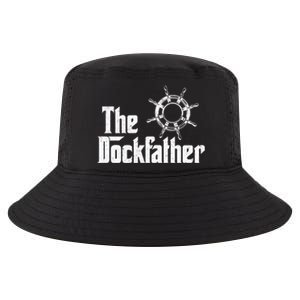 The Dockfather Funny Boating Fishing Boat Dad Captain Boater Meaningful Gift Cool Comfort Performance Bucket Hat