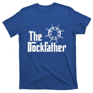 The Dockfather Funny Boating Fishing Boat Dad Captain Boater Meaningful Gift T-Shirt