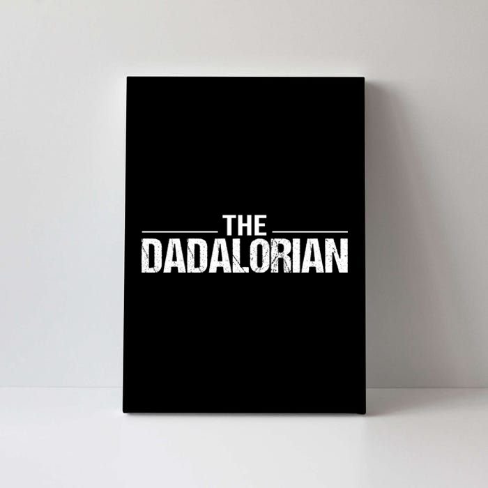 The Dadalorian Funny Fathers Day Costume Canvas