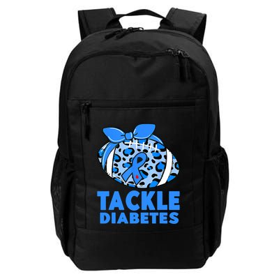 Tackle Diabetes Funny Football Fan Diabetic Warrior Backpack