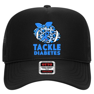Tackle Diabetes Funny Football Fan Diabetic Warrior Trucker Hat