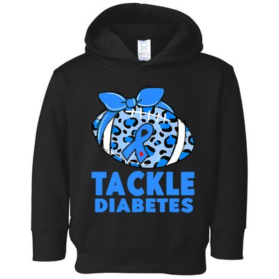 Tackle Diabetes Funny Football Fan Diabetic Warrior Toddler Hoodie