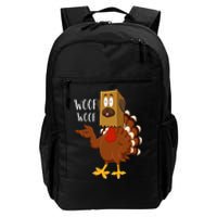 Thanksgiving Dog Funny Fake Dog Woof Thanksgiving Turkey Daily Commute Backpack