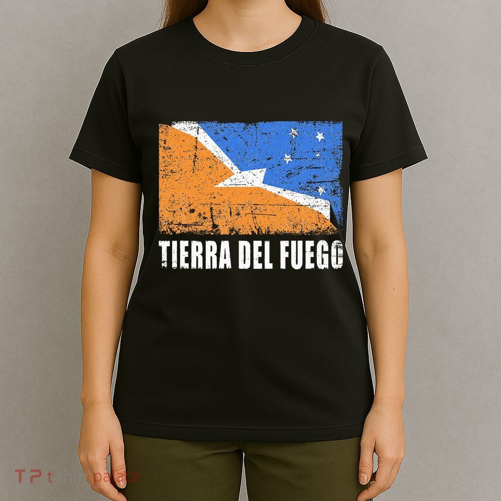 Tierra Del Fuego Flag Design Country Flag Tierra Del Fuego T-Shirt