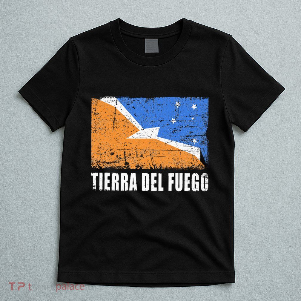 Tierra Del Fuego Flag Design Country Flag Tierra Del Fuego T-Shirt