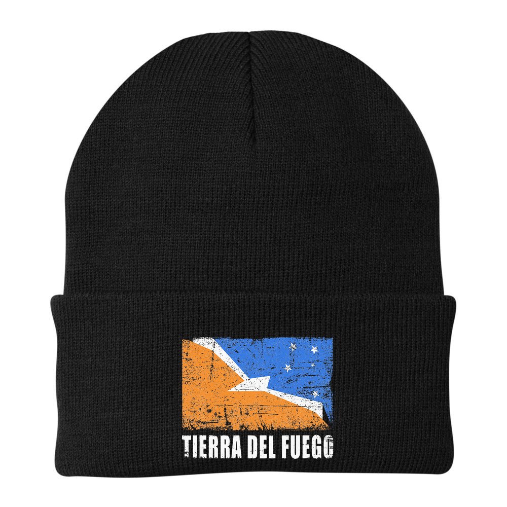 Tierra Del Fuego Flag Design Country Flag Tierra Del Fuego Beanie