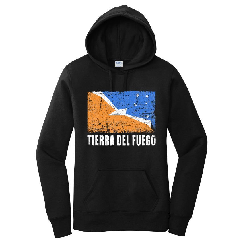 Tierra Del Fuego Flag Design Country Flag Tierra Del Fuego Women's Pullover Hoodie