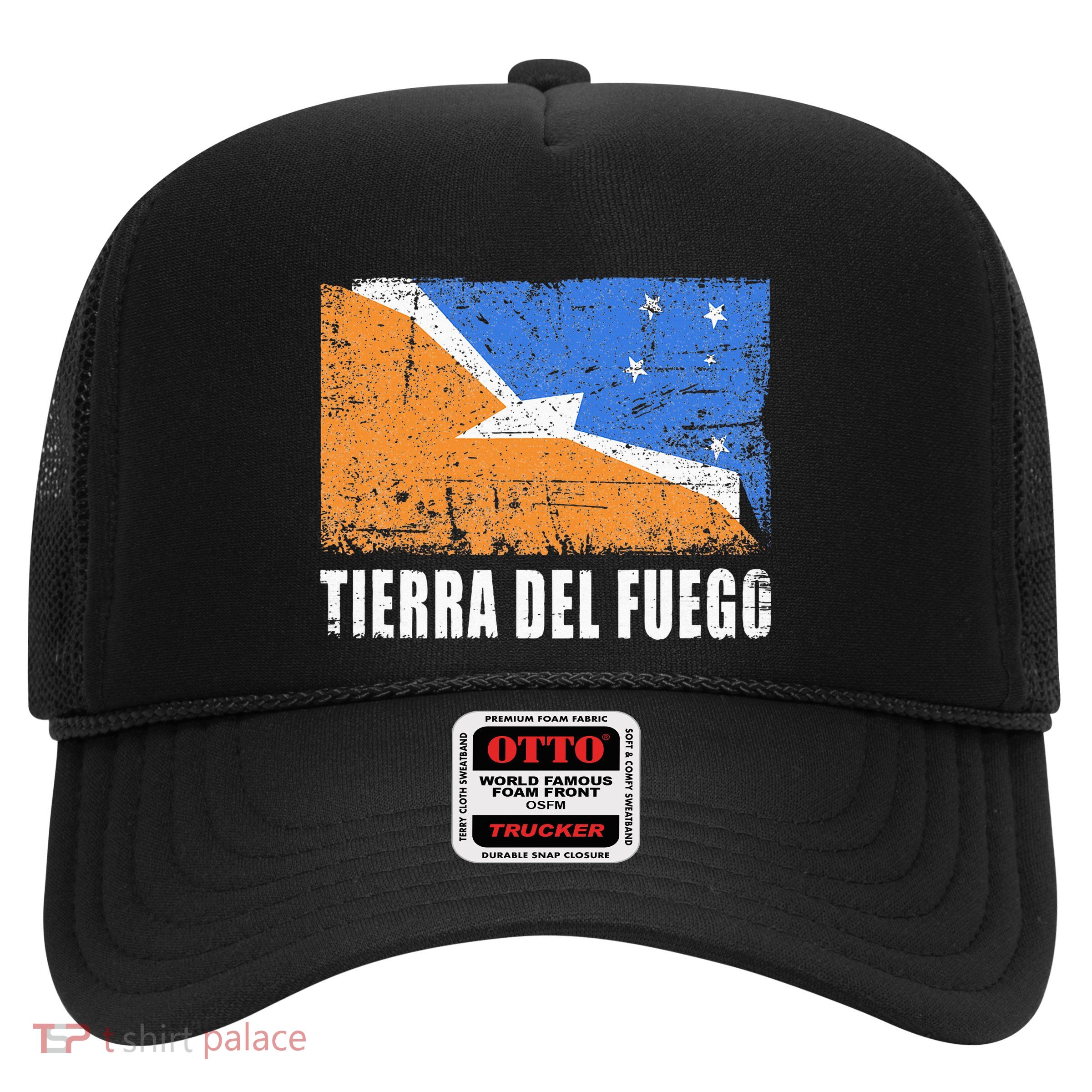 Tierra Del Fuego Flag Design Country Flag Tierra Del Fuego Trucker Hat