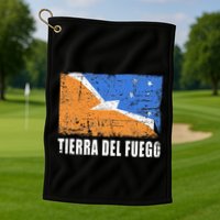 Tierra Del Fuego Flag Design Country Flag Tierra Del Fuego Golf Towel