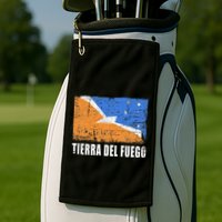 Tierra Del Fuego Flag Design Country Flag Tierra Del Fuego Golf Towel