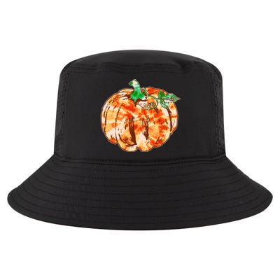 Tie Dye Fall Autumn Pumpkins Cool Comfort Performance Bucket Hat