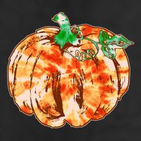 Tie Dye Fall Autumn Pumpkins Adult Drive Performance Visor