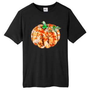 Tie Dye Fall Autumn Pumpkins Tall Fusion ChromaSoft Performance T-Shirt