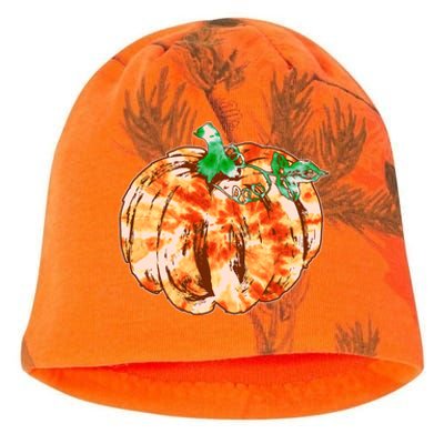 Tie Dye Fall Autumn Pumpkins Kati - Camo Knit Beanie