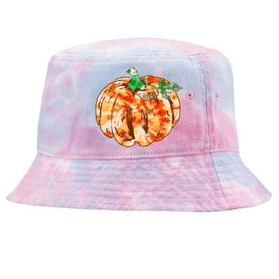 Tie Dye Fall Autumn Pumpkins Tie-Dyed Bucket Hat