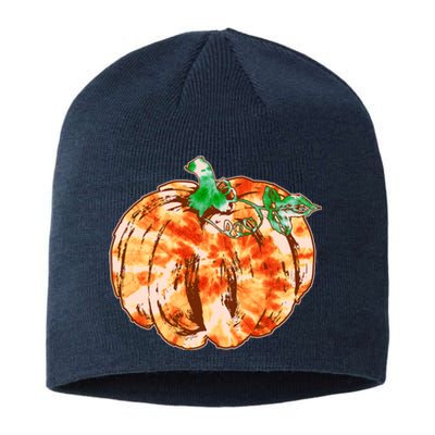 Tie Dye Fall Autumn Pumpkins Sustainable Beanie