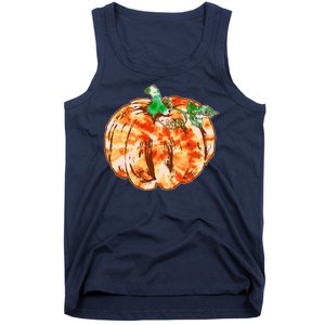 Tie Dye Fall Autumn Pumpkins Tank Top