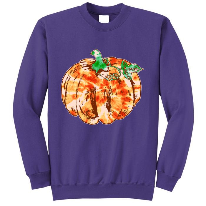 Tie Dye Fall Autumn Pumpkins Sweatshirt