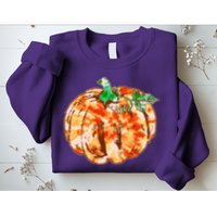 Tie Dye Fall Autumn Pumpkins Sweatshirt