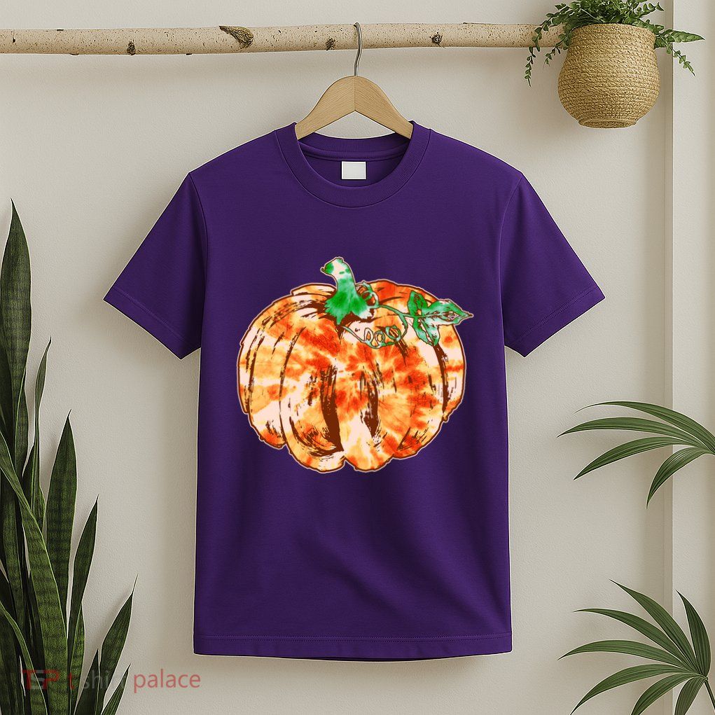 Tie Dye Fall Autumn Pumpkins T-Shirt