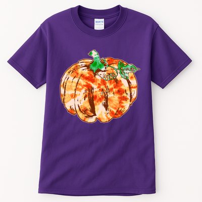 Tie Dye Fall Autumn Pumpkins Tall T-Shirt