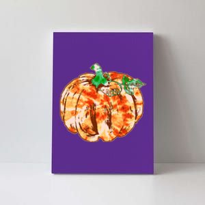 Tie Dye Fall Autumn Pumpkins Canvas