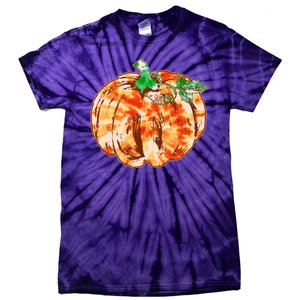 Tie Dye Fall Autumn Pumpkins Tie-Dye T-Shirt