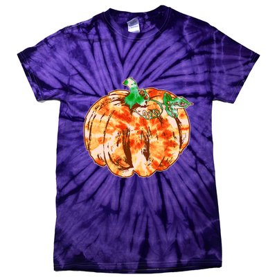 Tie Dye Fall Autumn Pumpkins Tie-Dye T-Shirt