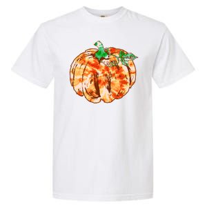 Tie Dye Fall Autumn Pumpkins Garment-Dyed Heavyweight T-Shirt