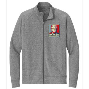 Trump Danger For The Deepbluestate Stretch Full-Zip Cadet Jacket