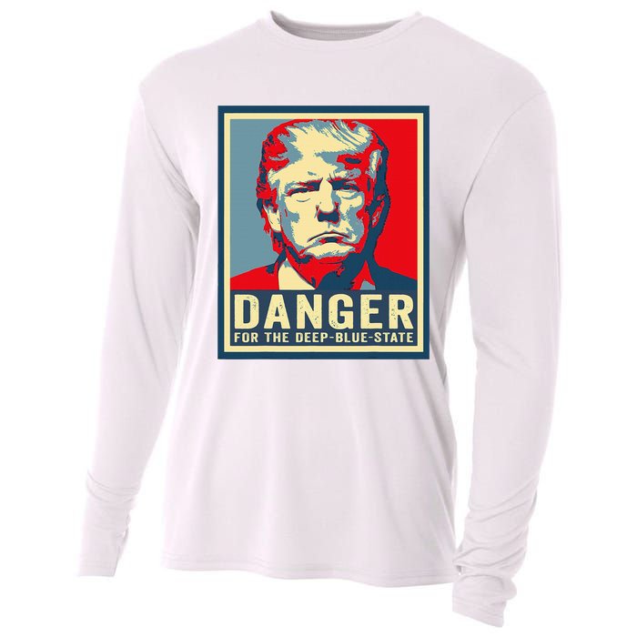 Trump Danger For The Deepbluestate Cooling Performance Long Sleeve Crew