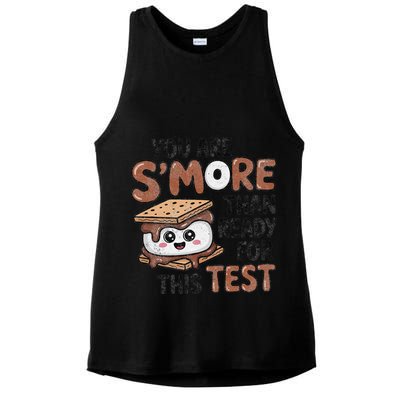 Testing Day Funny You Are SMore Than Ready For This Test Ladies PosiCharge Tri-Blend Wicking Tank