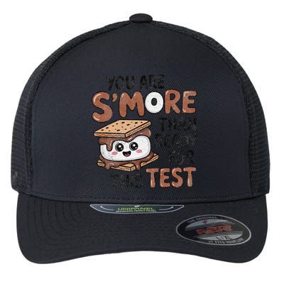 Testing Day Funny You Are SMore Than Ready For This Test Flexfit Unipanel Trucker Cap