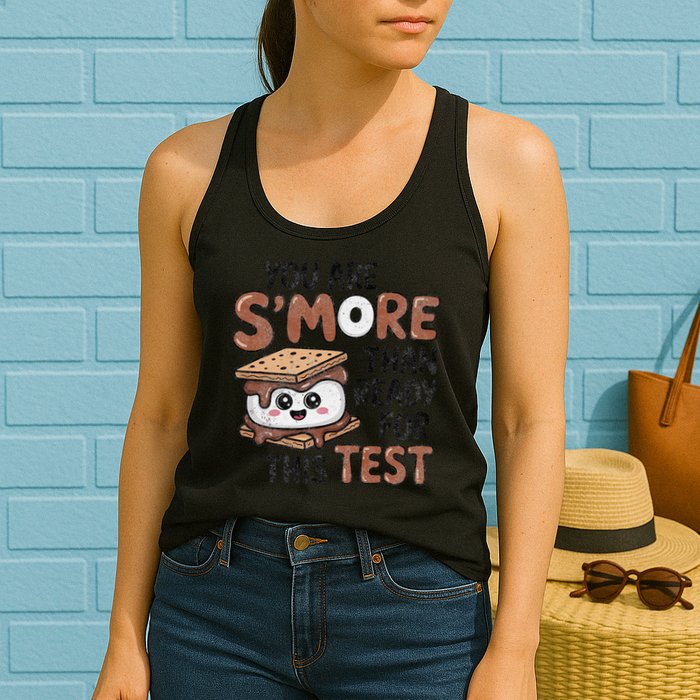 Testing Day Funny You Are SMore Than Ready For This Test Womens Tank Top