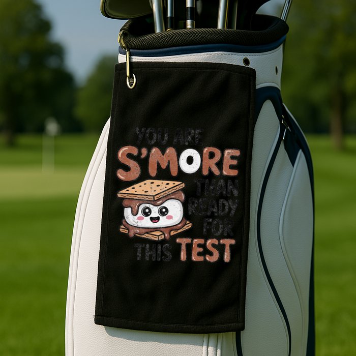 Testing Day Funny You Are SMore Than Ready For This Test Golf Towel