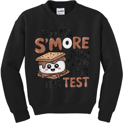Testing Day Funny You Are SMore Than Ready For This Test Kids Sweatshirt