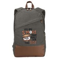 Testing Day Funny You Are SMore Than Ready For This Test Cotton Canvas Backpack