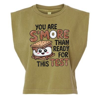 Testing Day Funny You Are SMore Than Ready For This Test Garment-Dyed Women's Muscle Tee