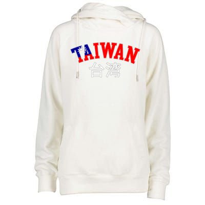 Taiwan Design For Taiwanese Taipei Lover Traveler Gift Womens Funnel Neck Pullover Hood